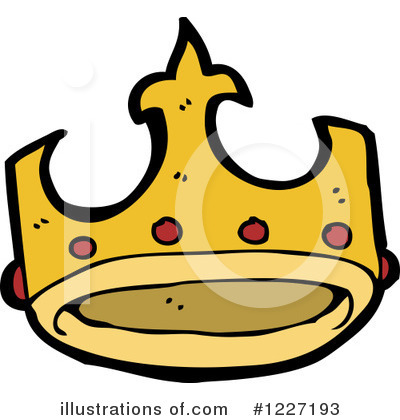 Royalty-Free (RF) Crown Clipart Illustration by lineartestpilot - Stock Sample #1227193