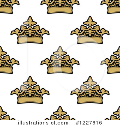 Royalty-Free (RF) Crown Clipart Illustration by Vector Tradition SM - Stock Sample #1227616