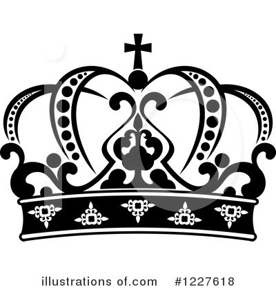 Royalty-Free (RF) Crown Clipart Illustration by Vector Tradition SM - Stock Sample #1227618