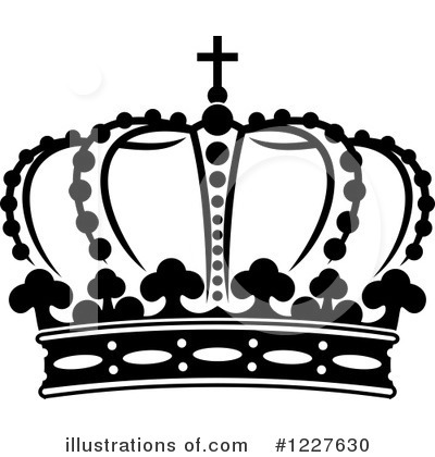 Royalty-Free (RF) Crown Clipart Illustration by Vector Tradition SM - Stock Sample #1227630