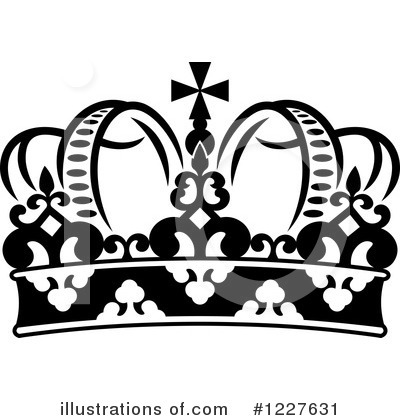 Royalty-Free (RF) Crown Clipart Illustration by Vector Tradition SM - Stock Sample #1227631