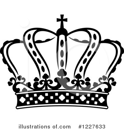 Crown Clipart #1227633 by Vector Tradition SM