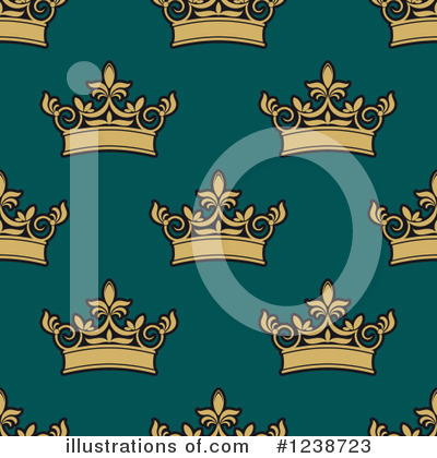 Royalty-Free (RF) Crown Clipart Illustration by Vector Tradition SM - Stock Sample #1238723