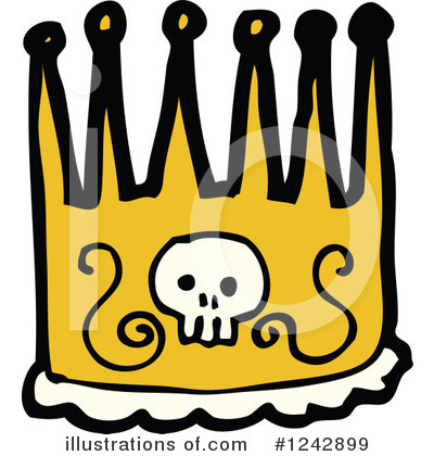 Royalty-Free (RF) Crown Clipart Illustration by lineartestpilot - Stock Sample #1242899