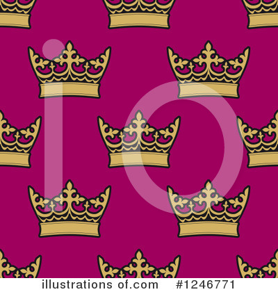 Royalty-Free (RF) Crown Clipart Illustration by Vector Tradition SM - Stock Sample #1246771
