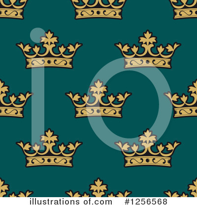 Royalty-Free (RF) Crown Clipart Illustration by Vector Tradition SM - Stock Sample #1256568