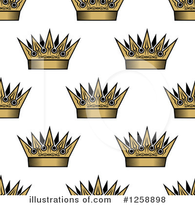 Royalty-Free (RF) Crown Clipart Illustration by Vector Tradition SM - Stock Sample #1258898