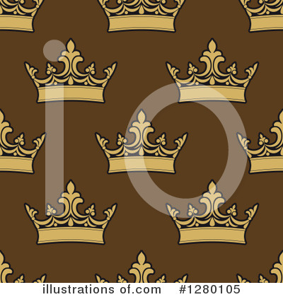 Royalty-Free (RF) Crown Clipart Illustration by Vector Tradition SM - Stock Sample #1280105