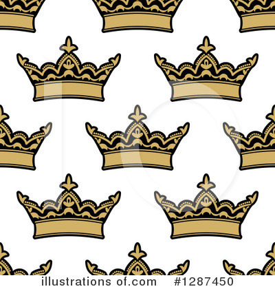 Royalty-Free (RF) Crown Clipart Illustration by Vector Tradition SM - Stock Sample #1287450