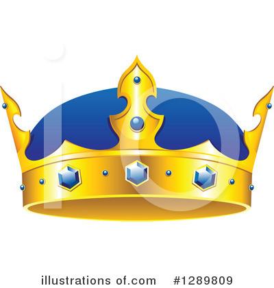 Royalty-Free (RF) Crown Clipart Illustration by Vector Tradition SM - Stock Sample #1289809