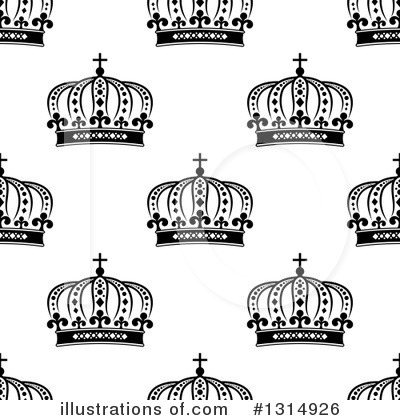 Royalty-Free (RF) Crown Clipart Illustration by Vector Tradition SM - Stock Sample #1314926