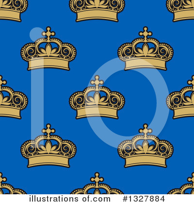 Royalty-Free (RF) Crown Clipart Illustration by Vector Tradition SM - Stock Sample #1327884