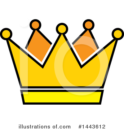Royalty-Free (RF) Crown Clipart Illustration by ColorMagic - Stock Sample #1443612