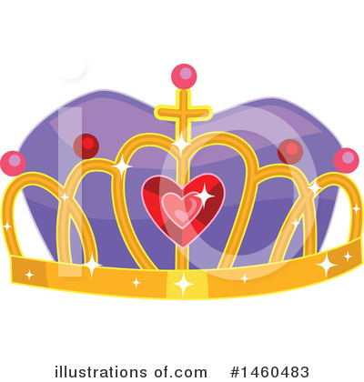 Royalty-Free (RF) Crown Clipart Illustration by BNP Design Studio - Stock Sample #1460483