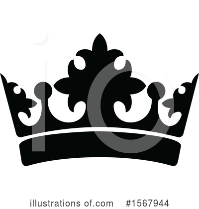 Royalty-Free (RF) Crown Clipart Illustration by Vector Tradition SM - Stock Sample #1567944