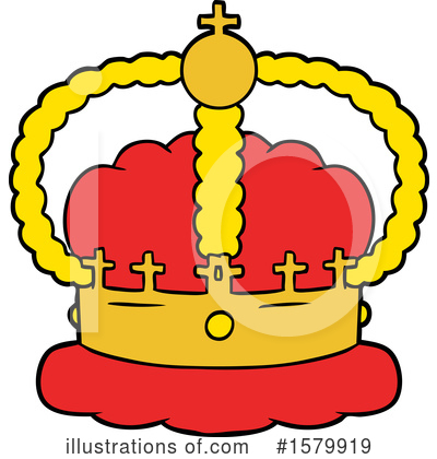 Royalty-Free (RF) Crown Clipart Illustration by lineartestpilot - Stock Sample #1579919
