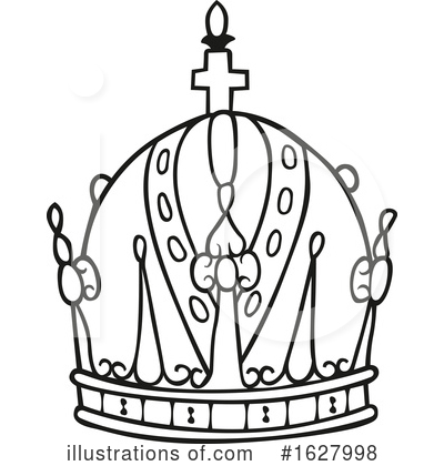 Royalty-Free (RF) Crown Clipart Illustration by dero - Stock Sample #1627998