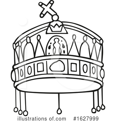 Royalty-Free (RF) Crown Clipart Illustration by dero - Stock Sample #1627999