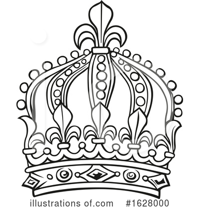 Royalty-Free (RF) Crown Clipart Illustration by dero - Stock Sample #1628000
