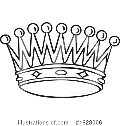 Royalty-Free (RF) Crown Clipart Illustration by dero - Stock Sample #1628006