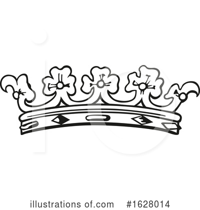 Royalty-Free (RF) Crown Clipart Illustration by dero - Stock Sample #1628014