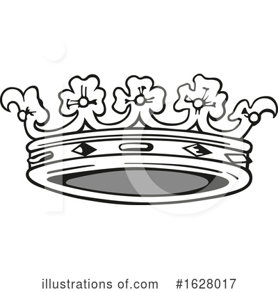 Royalty-Free (RF) Crown Clipart Illustration by dero - Stock Sample #1628017