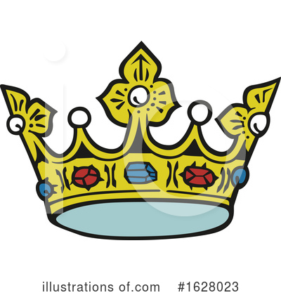 Royalty-Free (RF) Crown Clipart Illustration by dero - Stock Sample #1628023