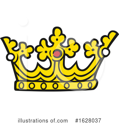 Royalty-Free (RF) Crown Clipart Illustration by dero - Stock Sample #1628037