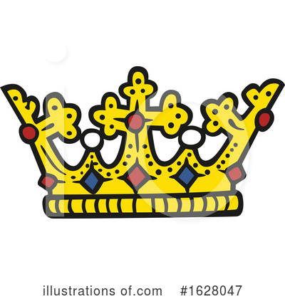 Royalty-Free (RF) Crown Clipart Illustration by dero - Stock Sample #1628047