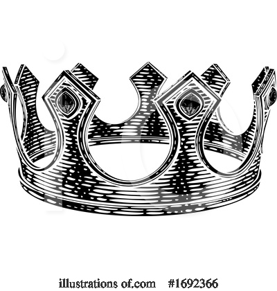 Royalty-Free (RF) Crown Clipart Illustration by AtStockIllustration - Stock Sample #1692366
