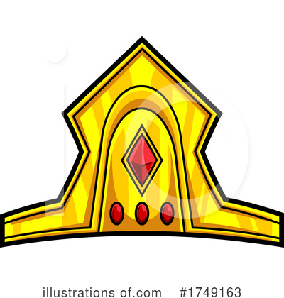 Royalty-Free (RF) Crown Clipart Illustration by Hit Toon - Stock Sample #1749163