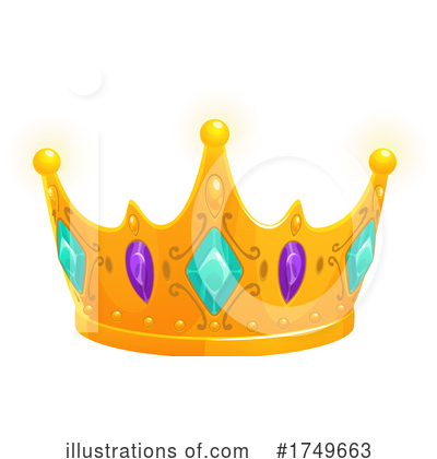 Royalty-Free (RF) Crown Clipart Illustration by Vector Tradition SM - Stock Sample #1749663