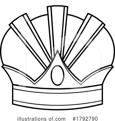Royalty-Free (RF) Crown Clipart Illustration by Hit Toon - Stock Sample #1792790