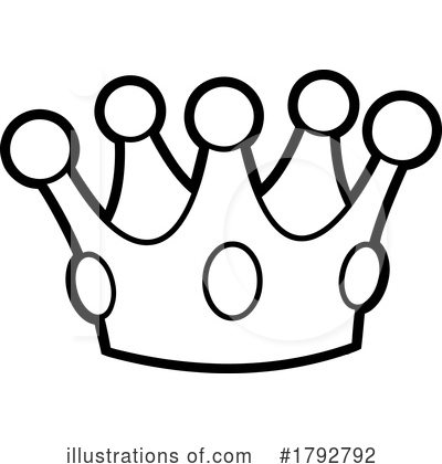 Royalty-Free (RF) Crown Clipart Illustration by Hit Toon - Stock Sample #1792792