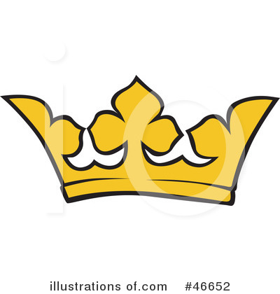 Royalty-Free (RF) Crown Clipart Illustration by dero - Stock Sample #46652