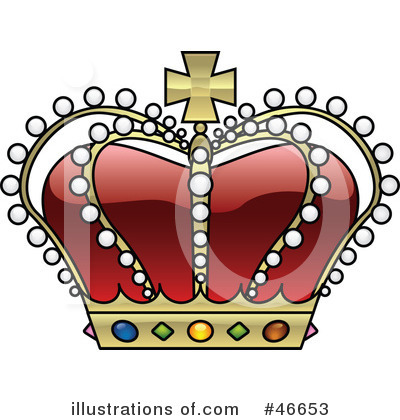 Royalty-Free (RF) Crown Clipart Illustration by dero - Stock Sample #46653