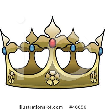 Royalty-Free (RF) Crown Clipart Illustration by dero - Stock Sample #46656