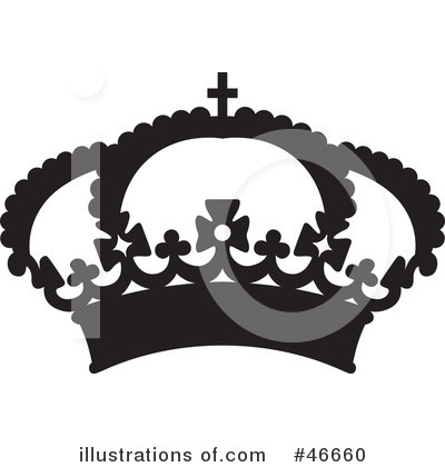 Royalty-Free (RF) Crown Clipart Illustration by dero - Stock Sample #46660