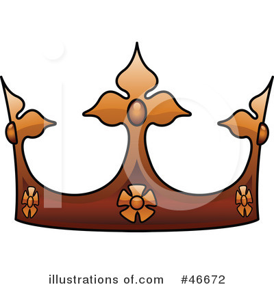 Royalty-Free (RF) Crown Clipart Illustration by dero - Stock Sample #46672