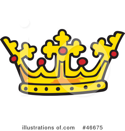 Royalty-Free (RF) Crown Clipart Illustration by dero - Stock Sample #46675