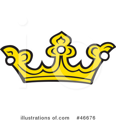 Royalty-Free (RF) Crown Clipart Illustration by dero - Stock Sample #46676