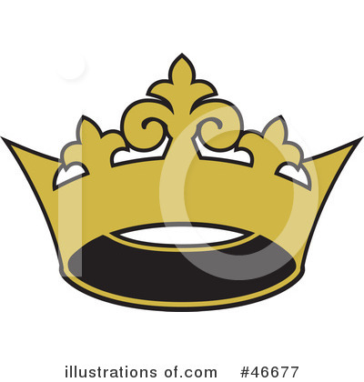 Royalty-Free (RF) Crown Clipart Illustration by dero - Stock Sample #46677