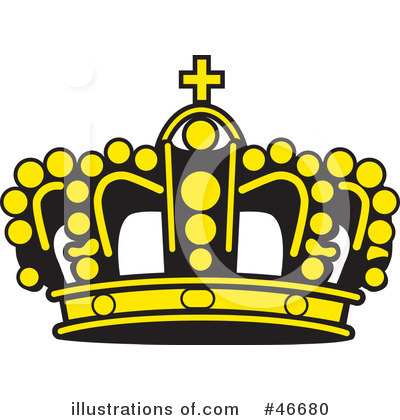 Royalty-Free (RF) Crown Clipart Illustration by dero - Stock Sample #46680