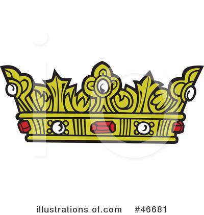 Royalty-Free (RF) Crown Clipart Illustration by dero - Stock Sample #46681