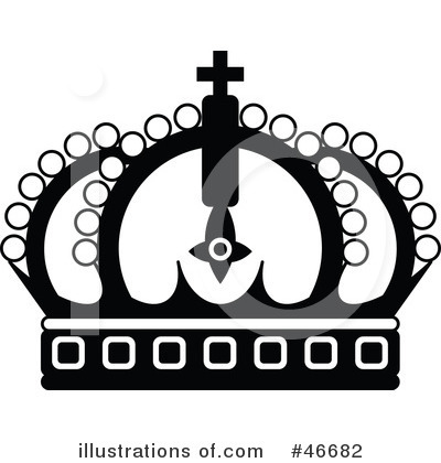 Royalty-Free (RF) Crown Clipart Illustration by dero - Stock Sample #46682