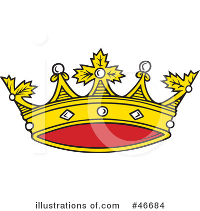 Royalty-Free (RF) Crown Clipart Illustration by dero - Stock Sample #46684