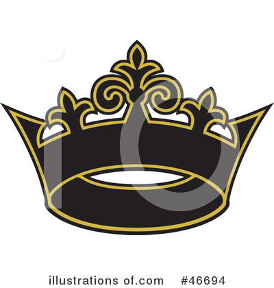 Royalty-Free (RF) Crown Clipart Illustration by dero - Stock Sample #46694