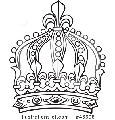 Royalty-Free (RF) Crown Clipart Illustration by dero - Stock Sample #46698