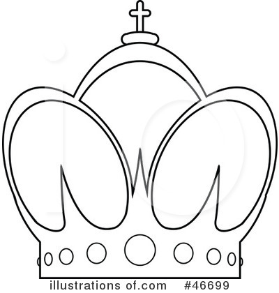 Royalty-Free (RF) Crown Clipart Illustration by dero - Stock Sample #46699