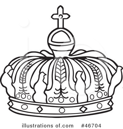 Royalty-Free (RF) Crown Clipart Illustration by dero - Stock Sample #46704